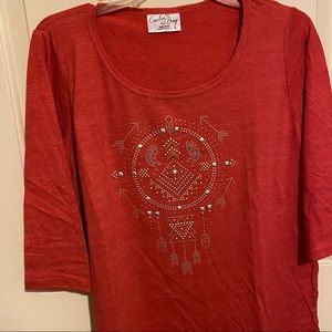 Cactus Bay apparel 3/4 sleeve shirt